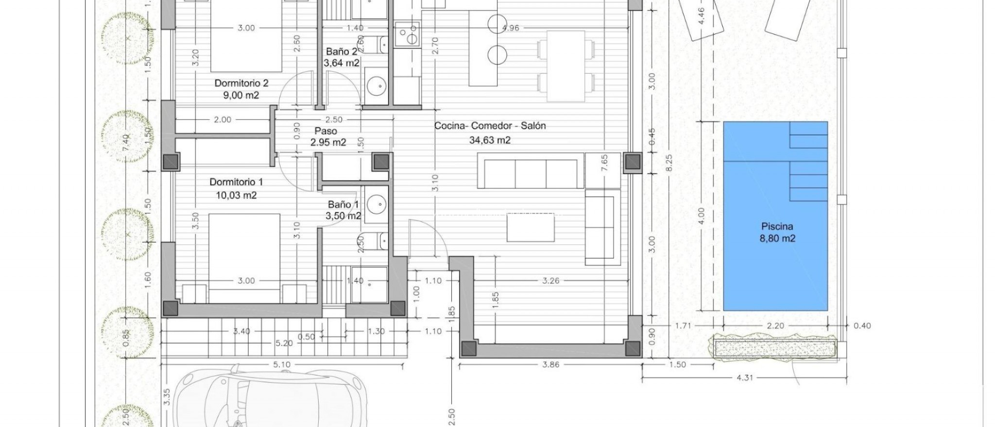 New build - Villa - Torre Pacheco - Roldán