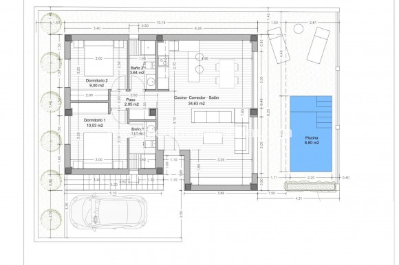 New build - Villa - Torre Pacheco - Roldán