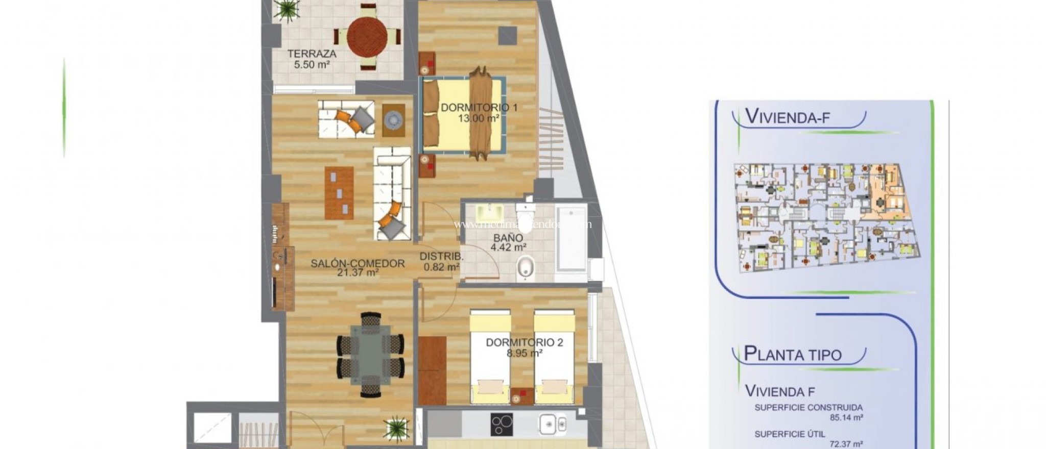 Nieuw gebouw - Appartement - Aguilas - Centro