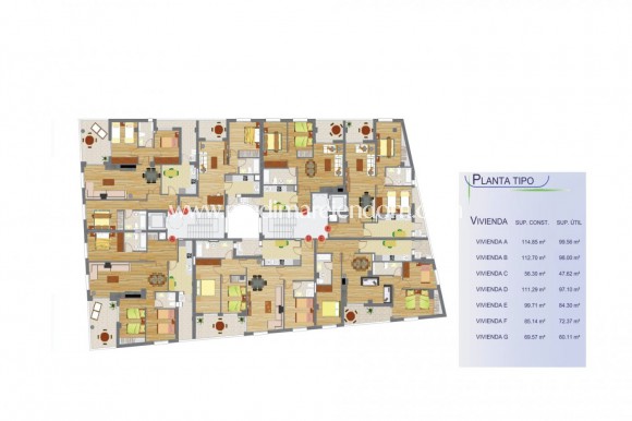 Nieuw gebouw - Appartement - Aguilas - Centro