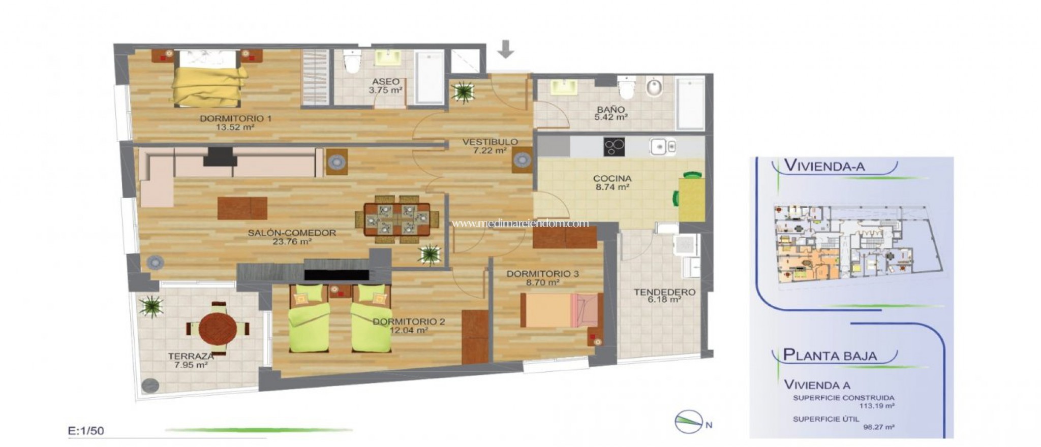 Nieuw gebouw - Appartement - Aguilas - Centro