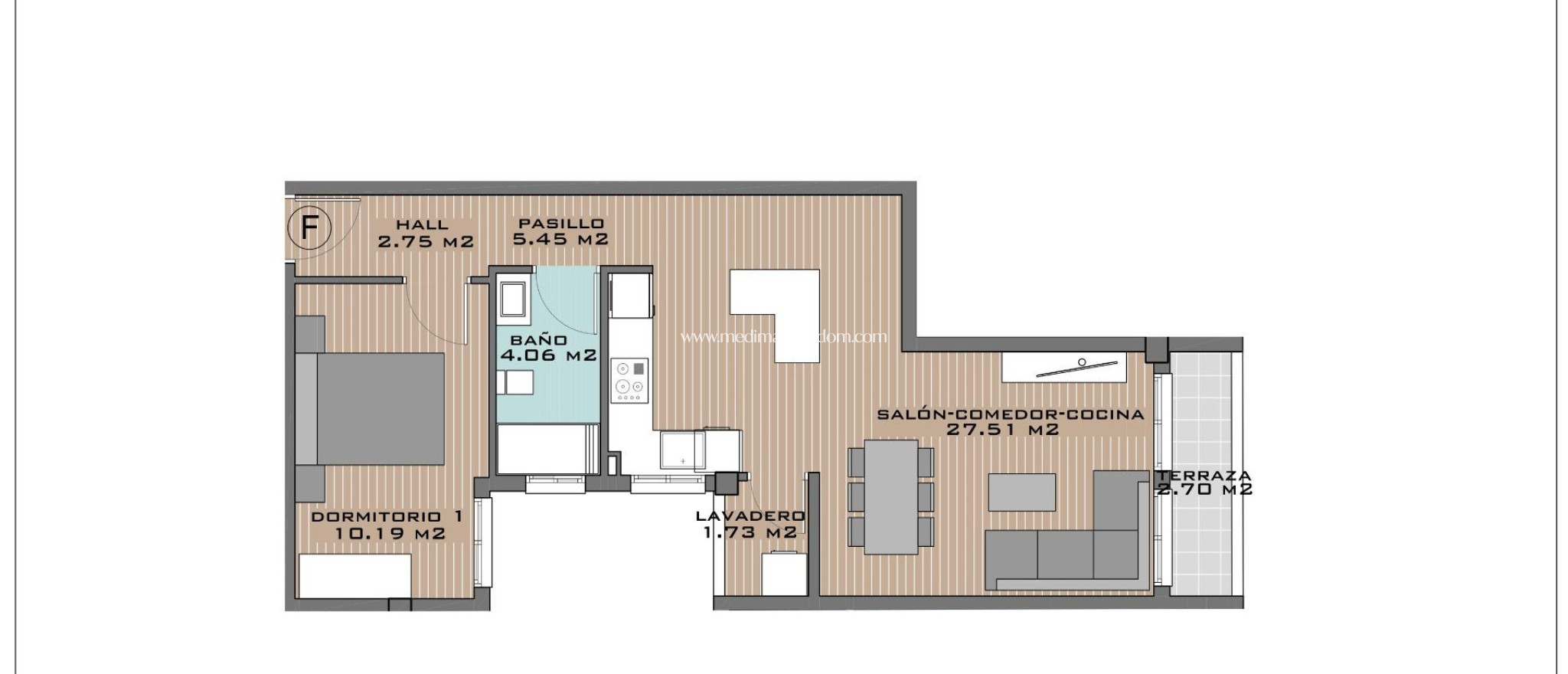 Nieuw gebouw - Appartement - Algorfa - Pueblo