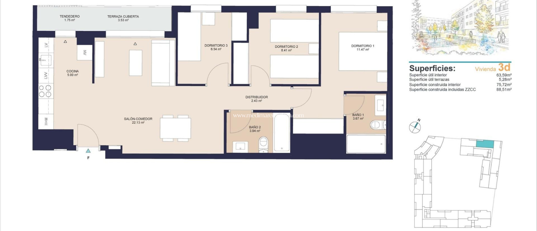 Nieuw gebouw - Appartement - Alicante - San Agustín