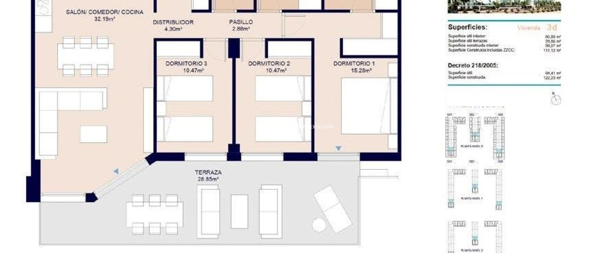 Nieuw gebouw - Appartement - Almerimar - 1ª Linea De Playa