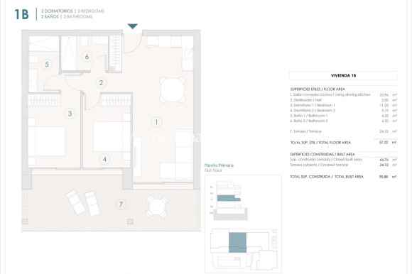 Nieuw gebouw - Appartement - Benijofar - Pueblo