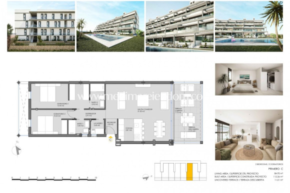 Nieuw gebouw - Appartement - Cartagena - Mar De Cristal