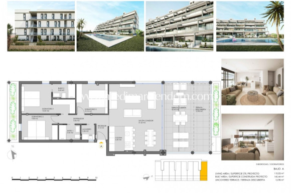 Nieuw gebouw - Appartement - Cartagena - Mar De Cristal