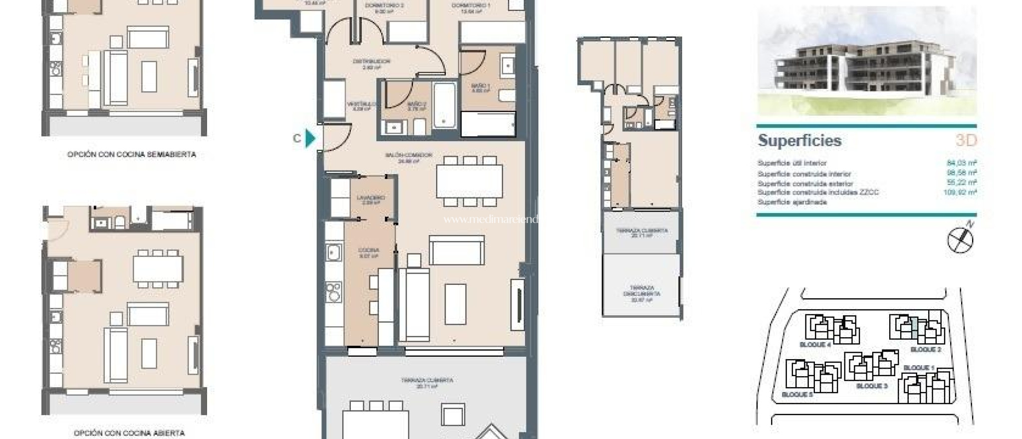 Nieuw gebouw - Appartement - Godella - Urb. Campolivar