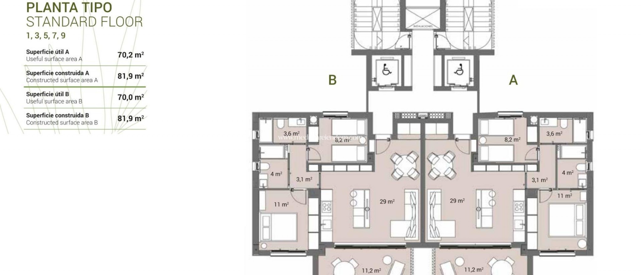 Nieuw gebouw - Appartement - Guardamar del Segura - Pueblo