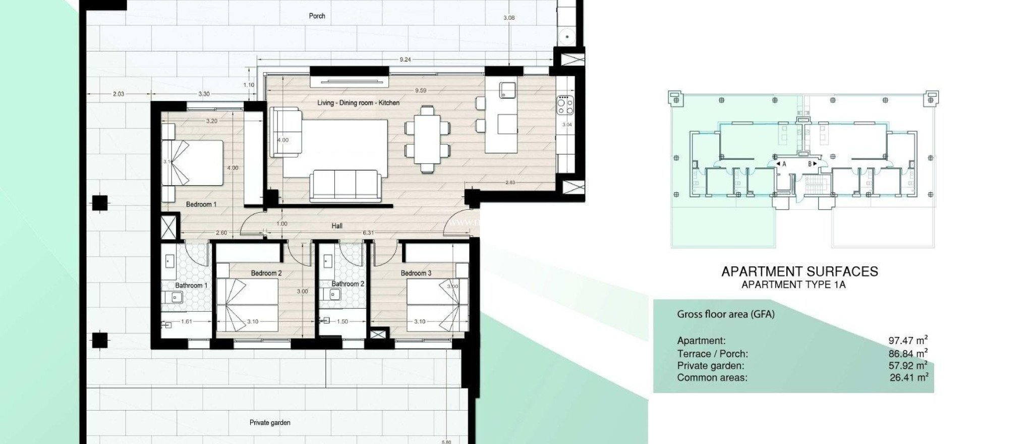 Nieuw gebouw - Appartement - Los Alcazares - Los Narejos