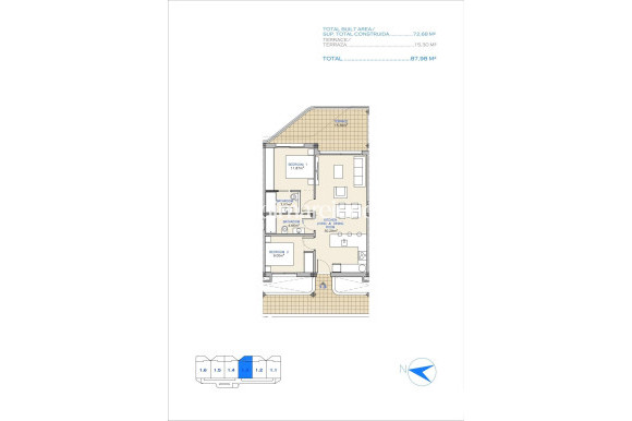 Nieuw gebouw - Appartement - Los Alcazares - Serena Golf