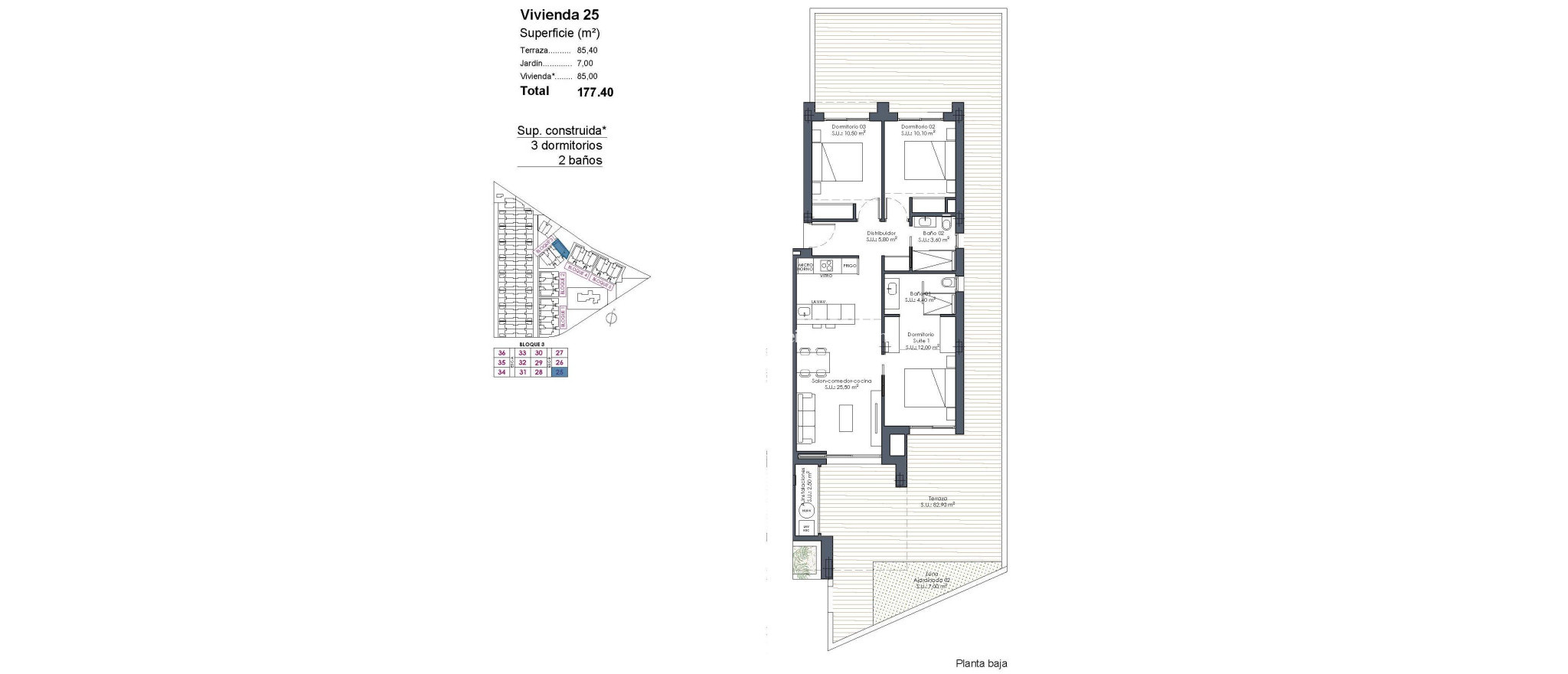 Nieuw gebouw - Appartement - Los Alcazares - Serena Golf