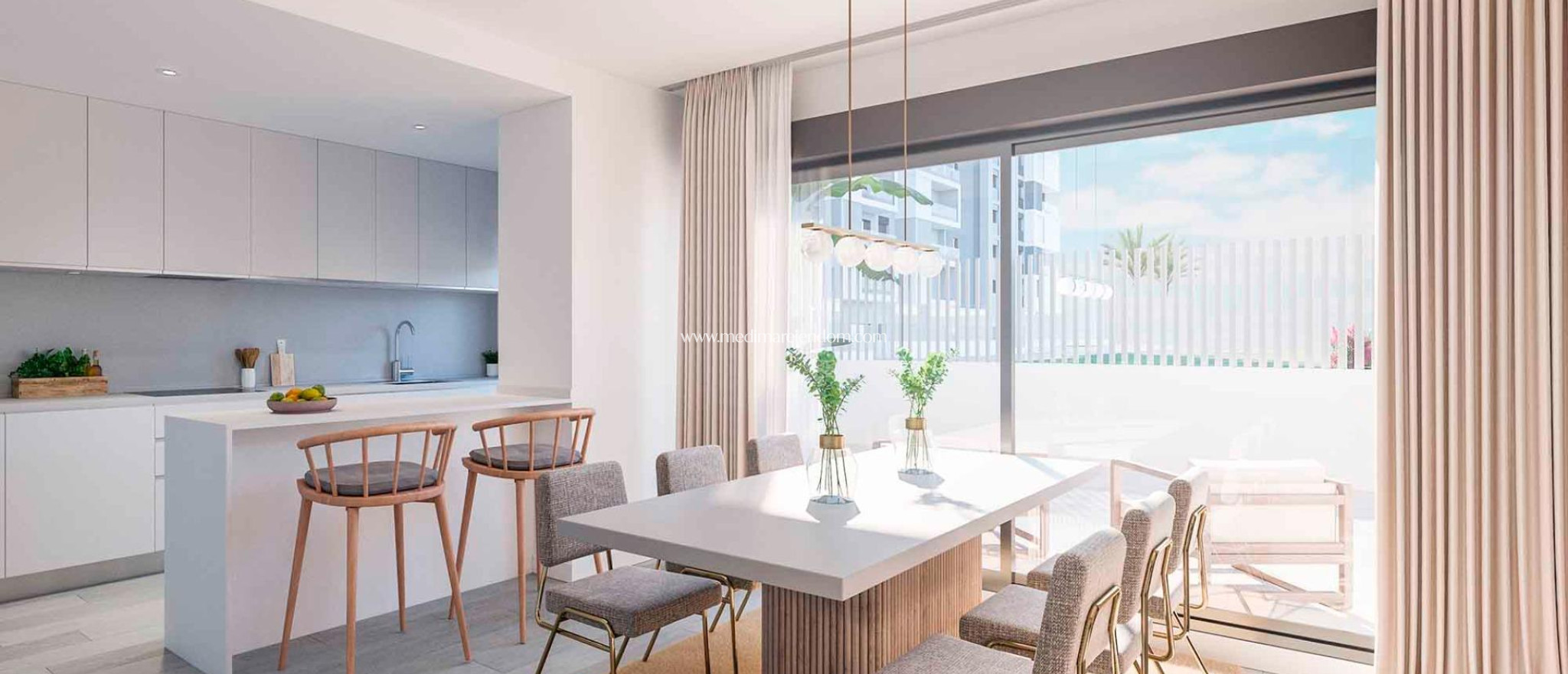 Nieuw gebouw - Appartement op de begane grond - Alicante - PAU 1