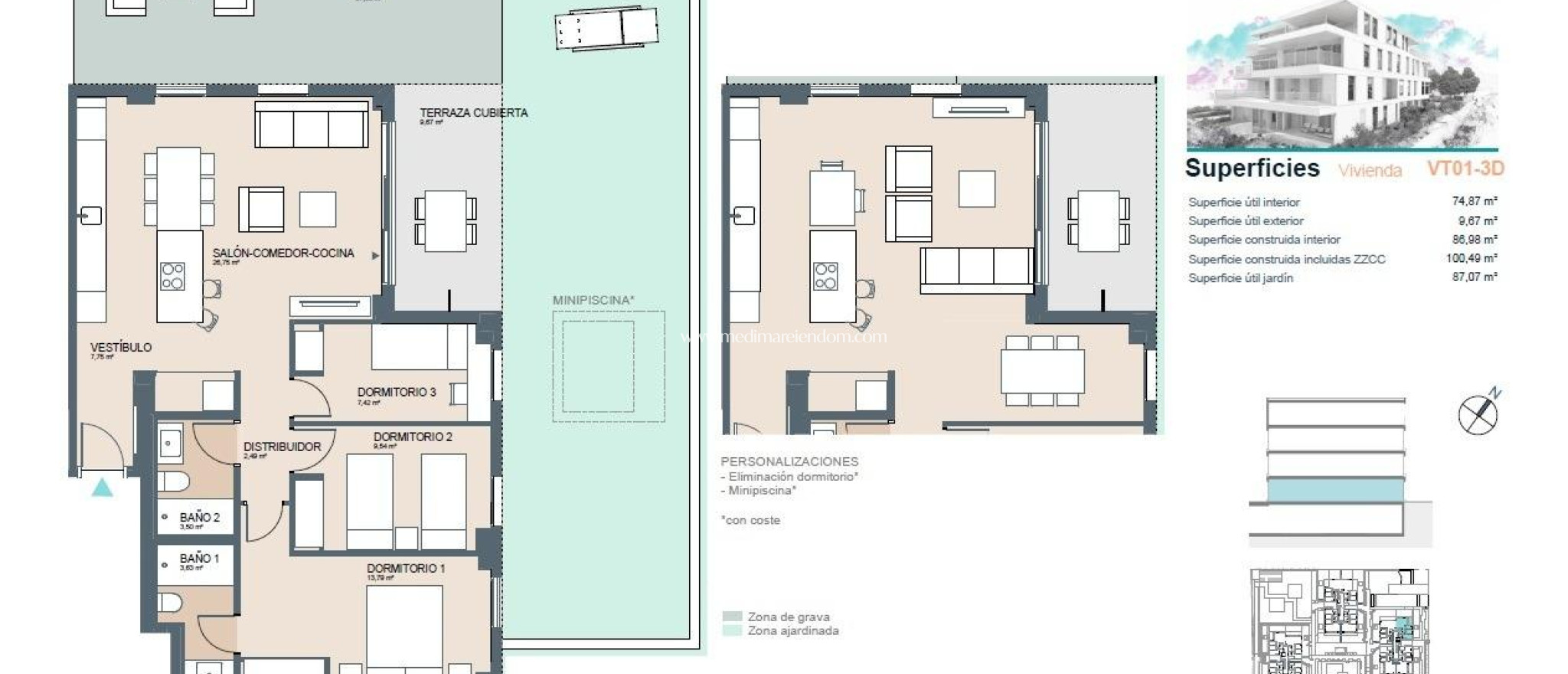 Nieuw gebouw - Appartement op de begane grond - Benicassim - Almadraba