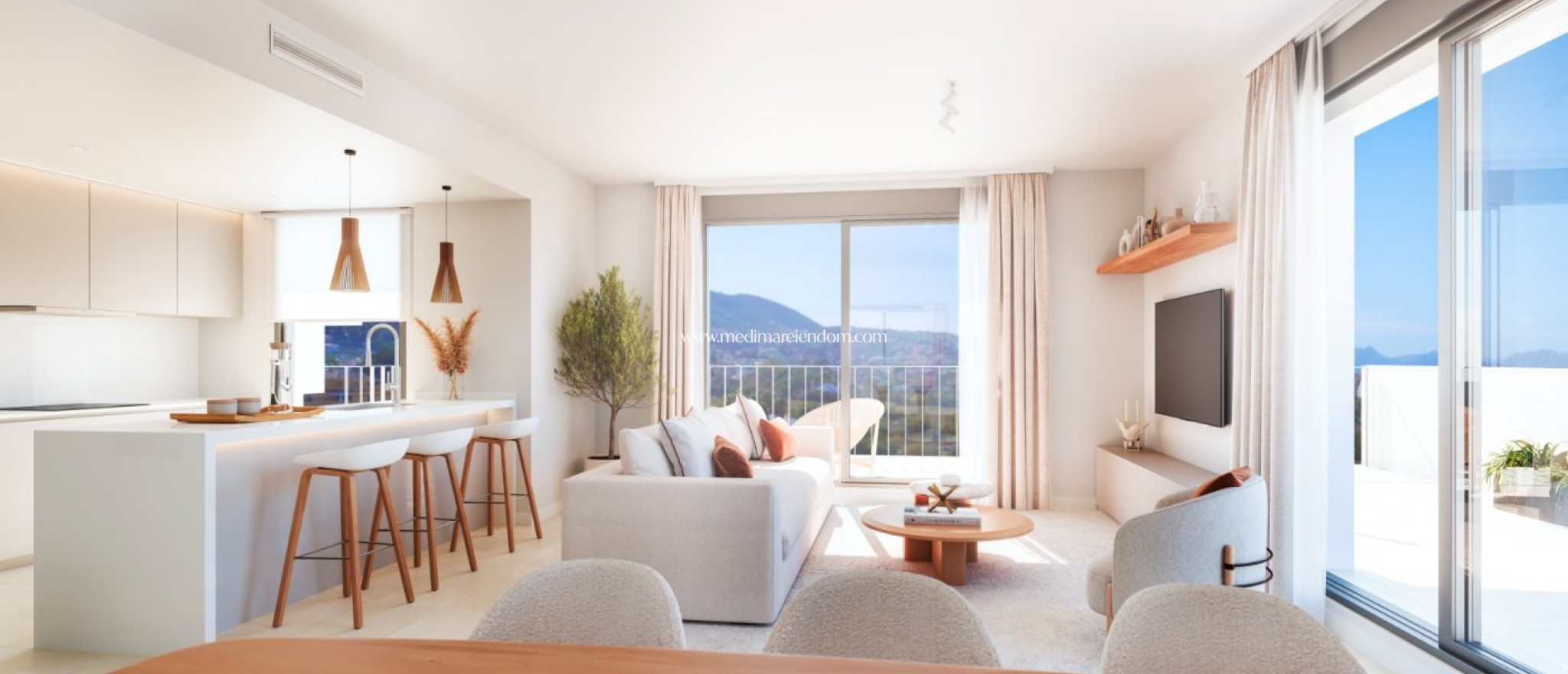 Nieuw gebouw - Appartement op de begane grond - Denia - Puerto Denia