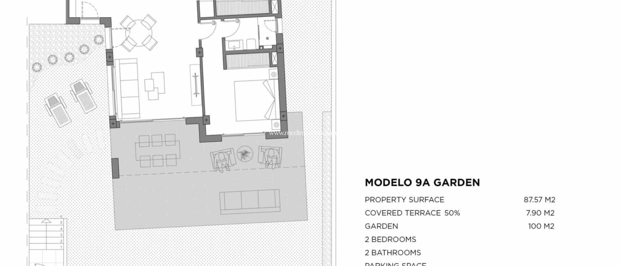 Nieuw gebouw - Appartement op de begane grond - Los Alcazares - Parque Diana