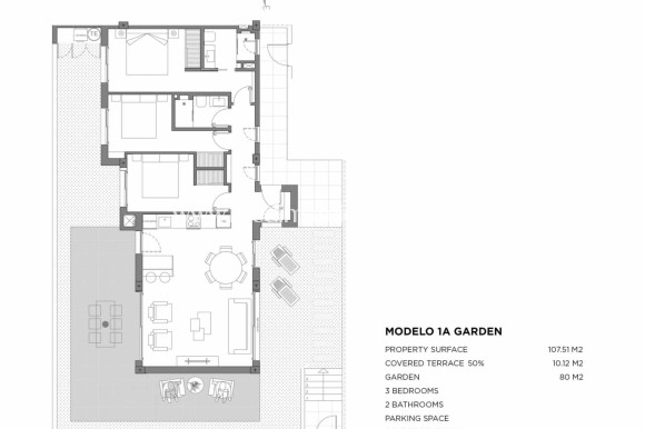 Nieuw gebouw - Appartement op de begane grond - Los Alcazares - Parque Diana