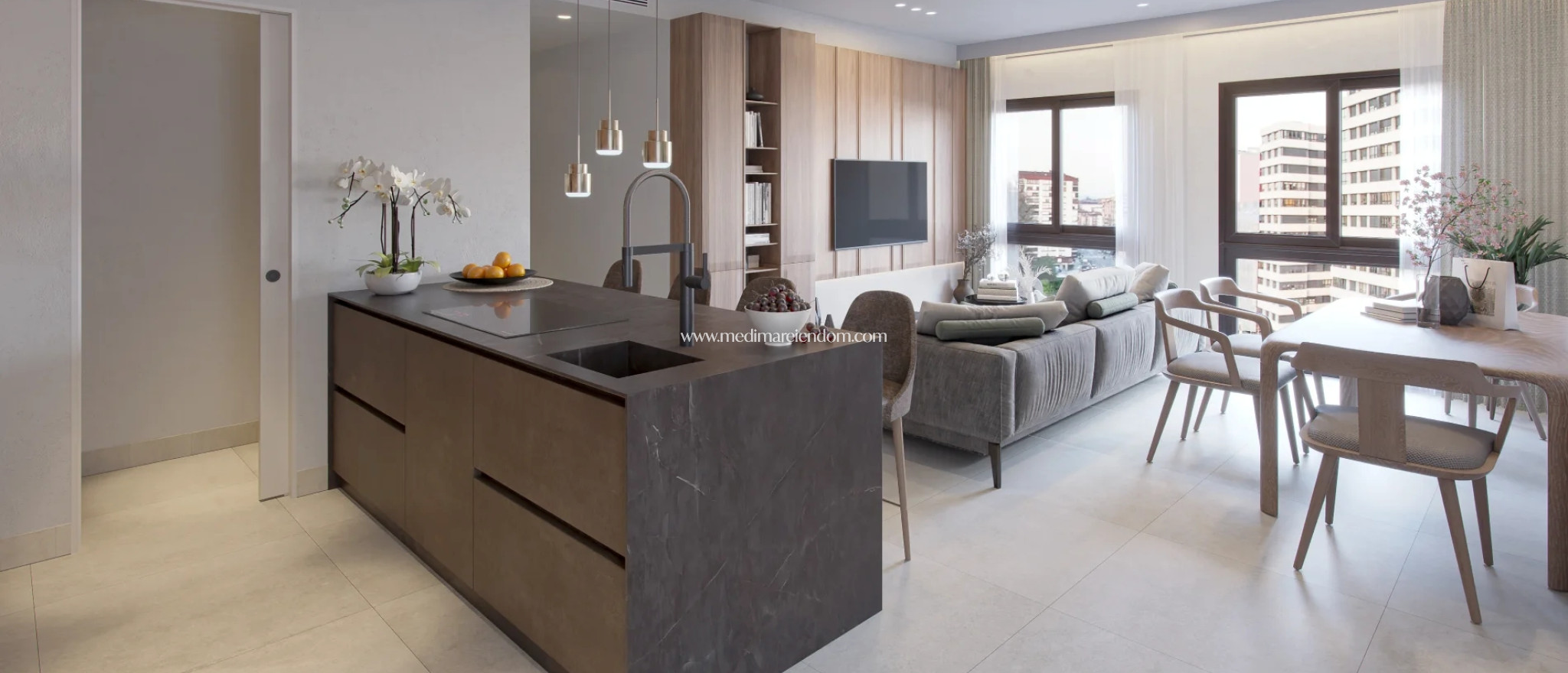 Nieuw gebouw - Appartement op de begane grond - Málaga