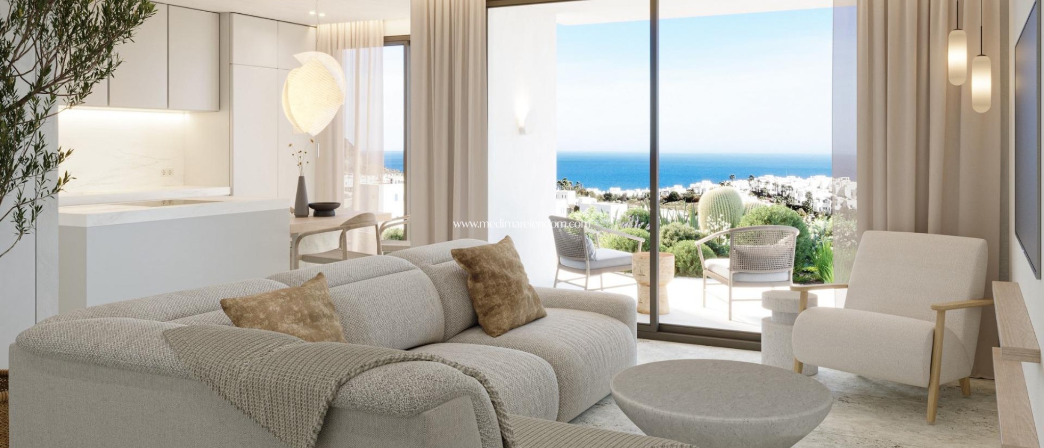 Nieuw gebouw - Appartement op de begane grond - Mojacar - Playa De Macenas