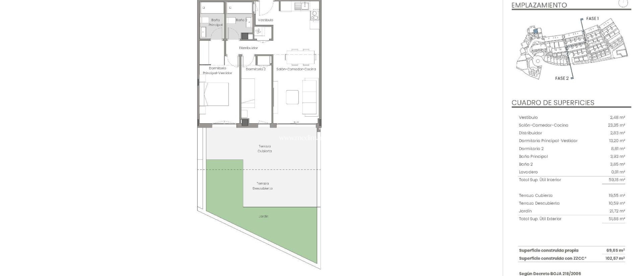 Nieuw gebouw - Appartement op de begane grond - Mojacar - Playa Macenas (Mojácar)
