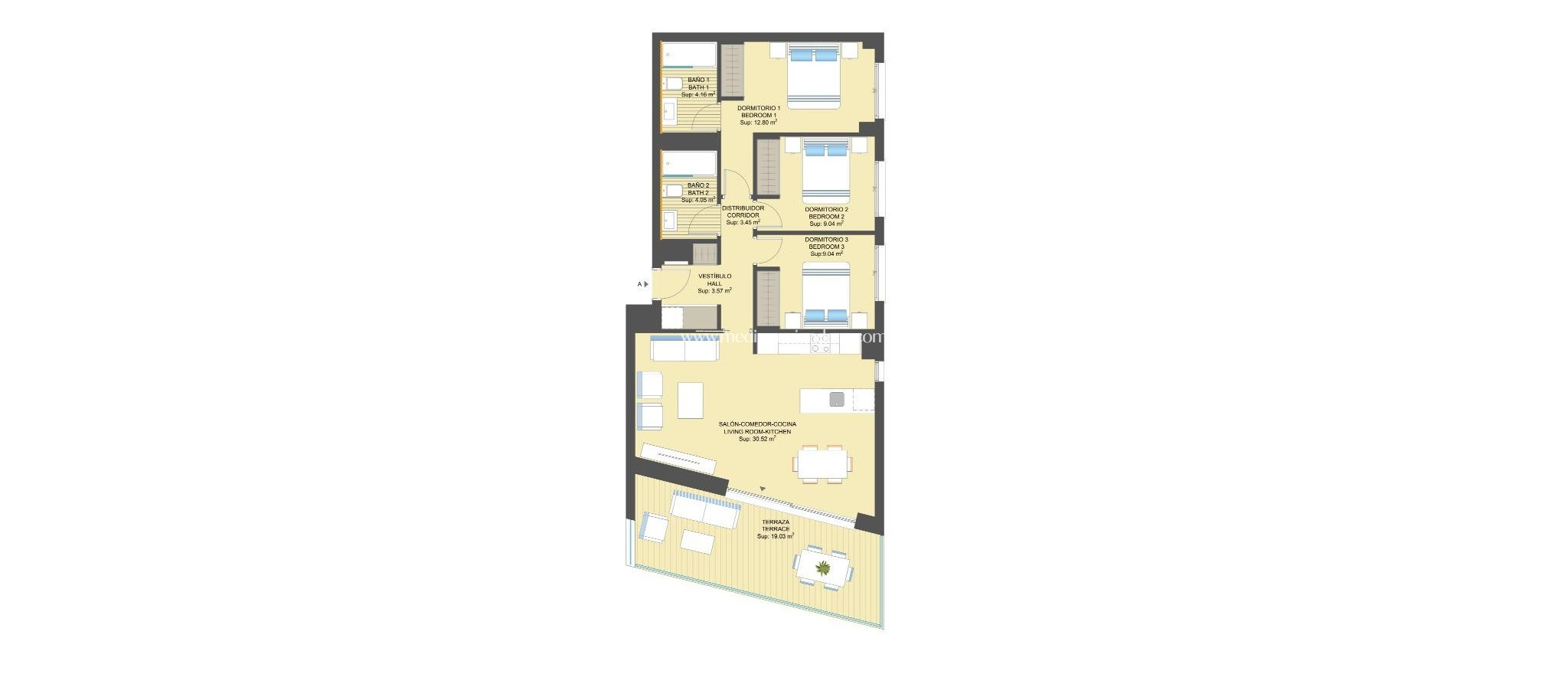 Nieuw gebouw - Appartement - Orihuela Costa - Campoamor