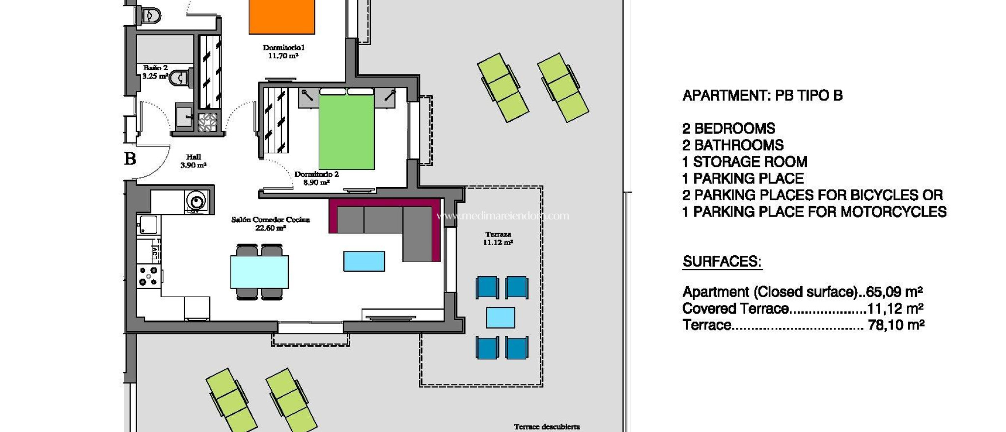 Nieuw gebouw - Appartement - Orihuela Costa - Las Filipinas