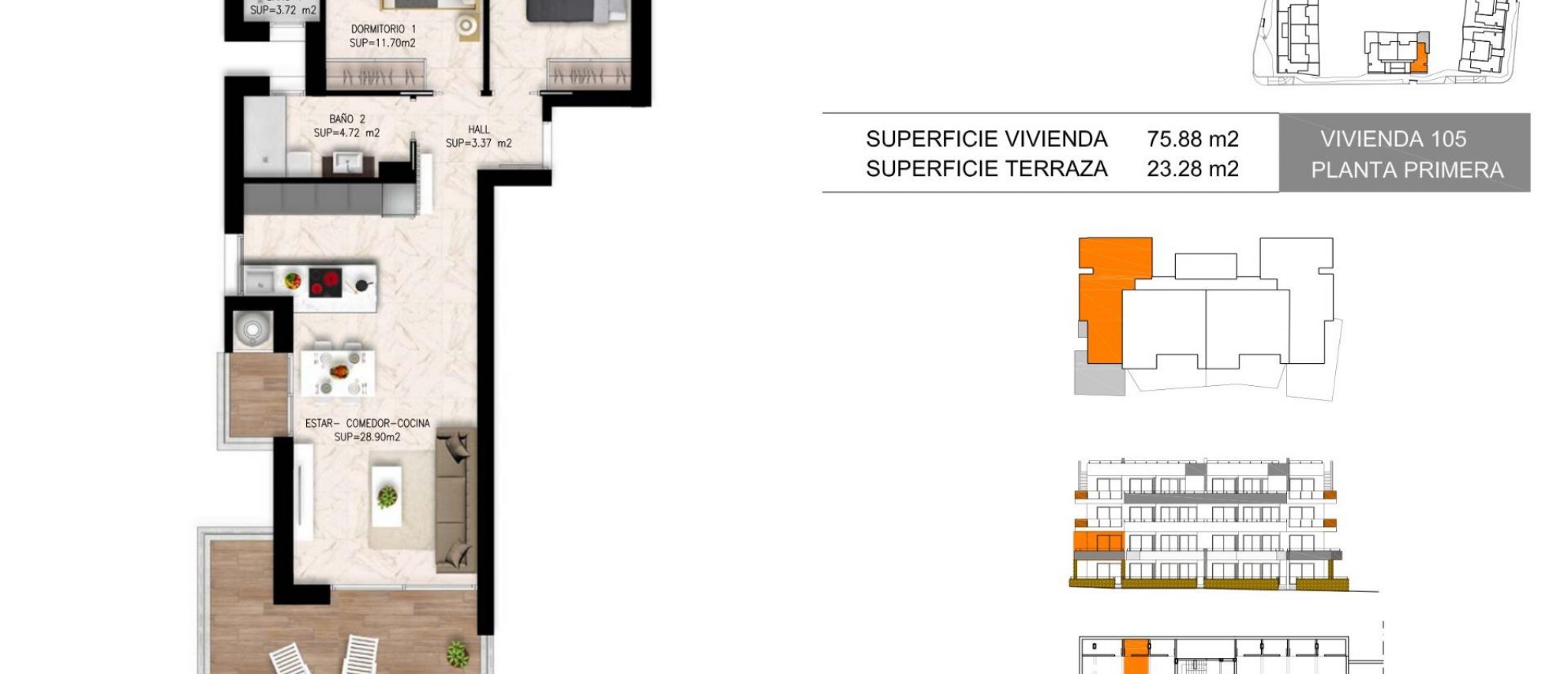 Nieuw gebouw - Appartement - Orihuela Costa - Los Altos