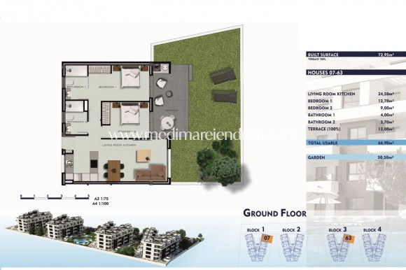 Nieuw gebouw - Appartement - Orihuela Costa - Villamartin