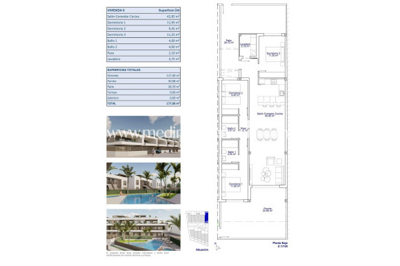 Nieuw gebouw - Appartement - Pilar de la Horadada - pueblo