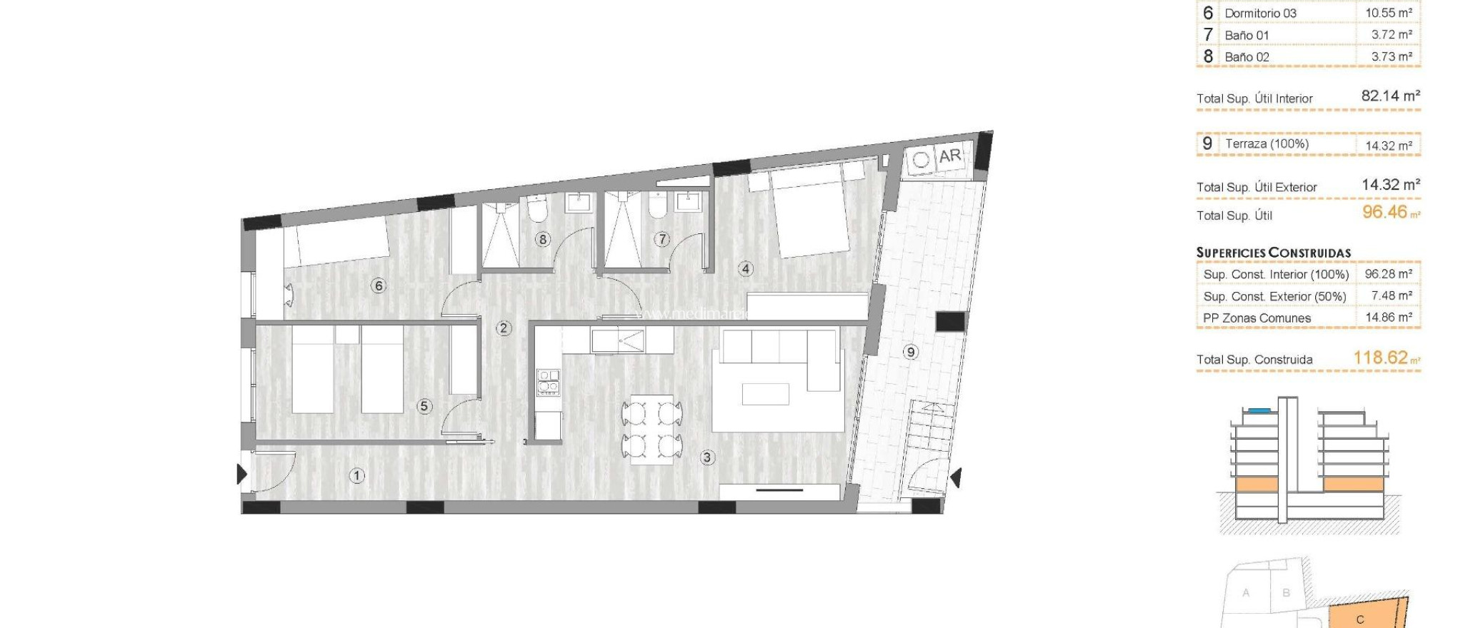 Nieuw gebouw - Appartement - Torrevieja - Centro