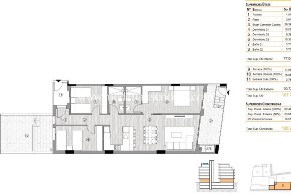 Nieuw gebouw - Appartement - Torrevieja - Centro