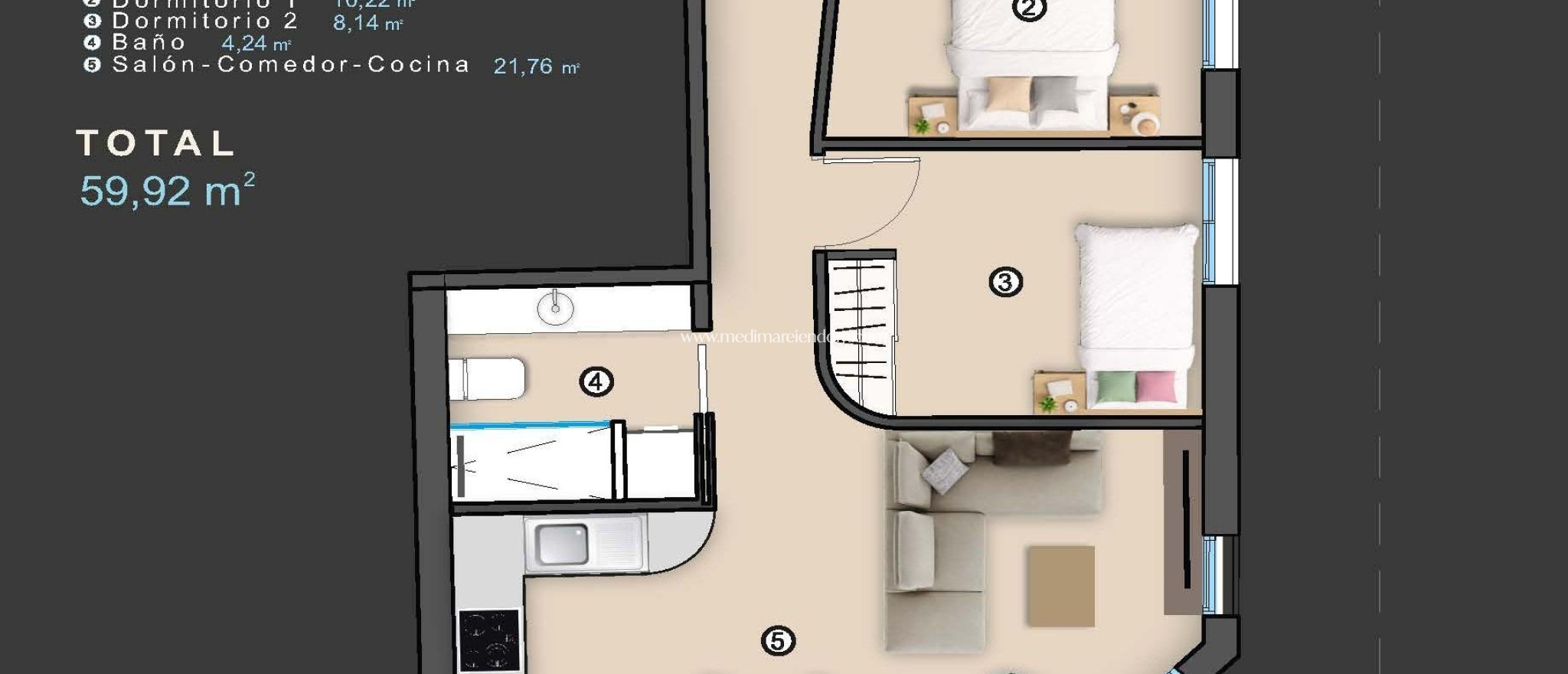 Nieuw gebouw - Appartement - Torrevieja - Centro