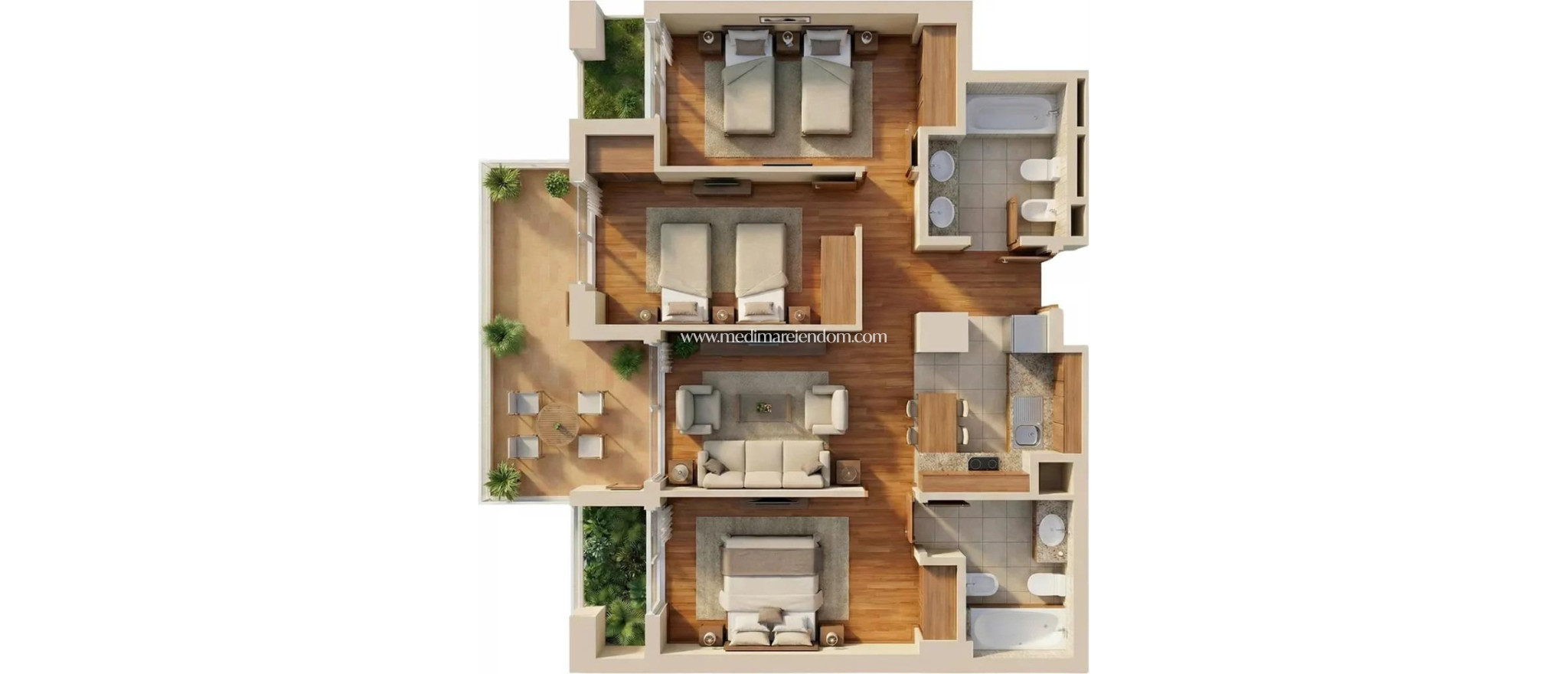 Nieuw gebouw - Appartement - Vera - Puerto del Rey