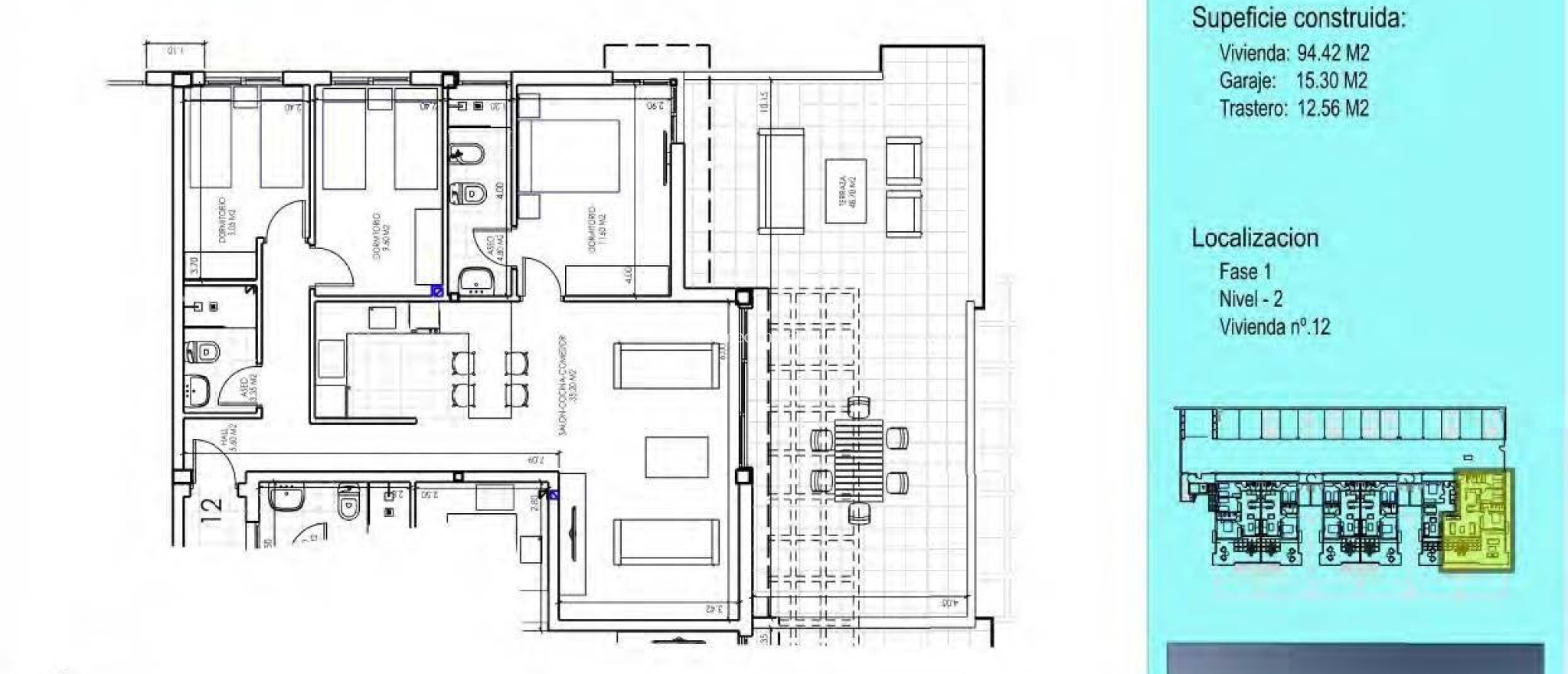 Nieuw gebouw - Appartement - Vera - Vera Playa