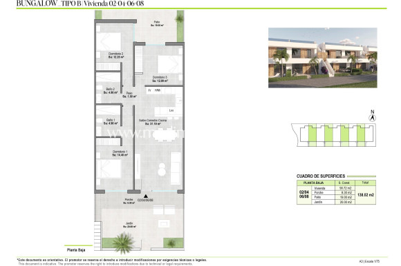 Nieuw gebouw - Bungalow - Alhama De Murcia - Condado De Alhama