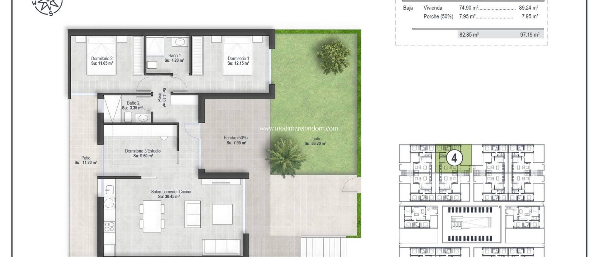 Nieuw gebouw - Bungalow - Alhama De Murcia - Condado De Alhama