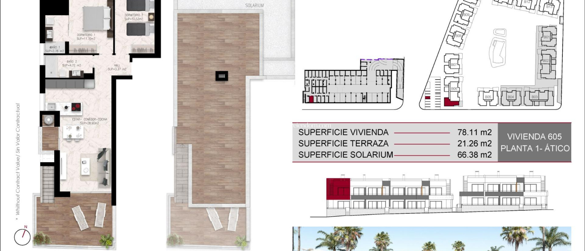Nieuw gebouw - Bungalow - Ciudad Quesada - Lo Marabú