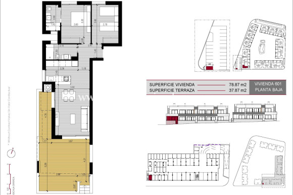 Nieuw gebouw - Bungalow - Ciudad Quesada - Lo Marabú