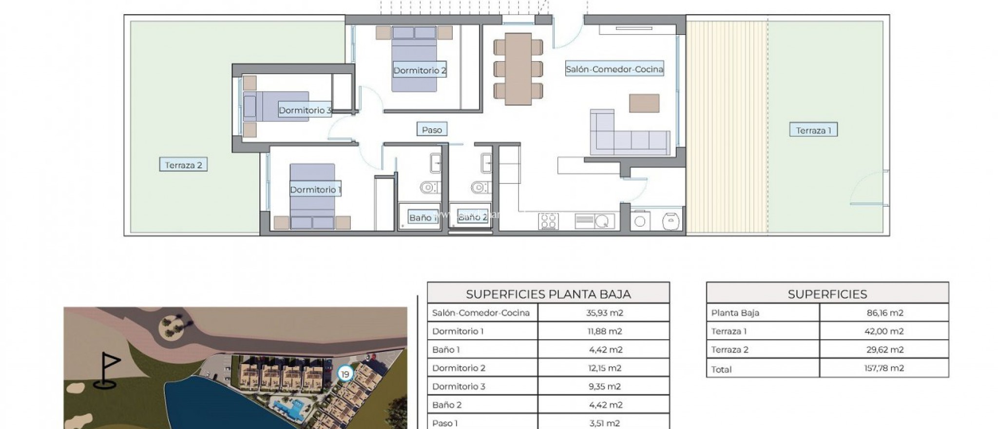 Nieuw gebouw - Bungalow - Finestrat - Sector 13