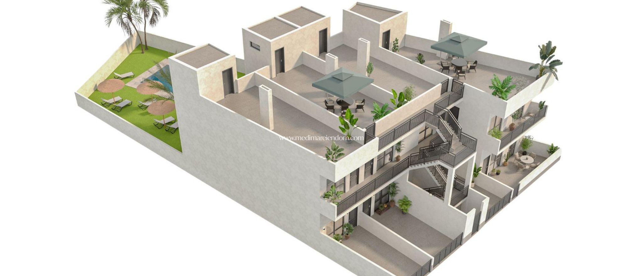 Nieuw gebouw - Bungalow - Hondón de las Nieves - La Canalosa