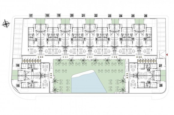Nieuw gebouw - Bungalow - Los Belones - Mar De Cristal