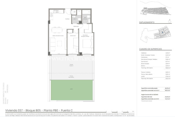 Nieuw gebouw - Bungalow op de begane grond - Mojacar - Playa Macenas (Mojácar)