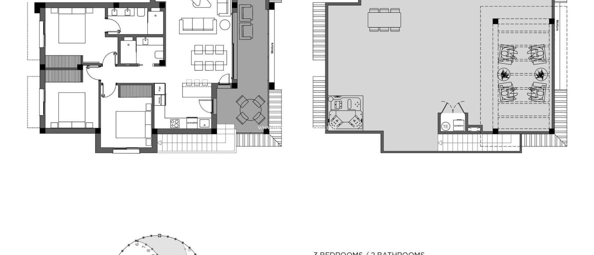 Nieuw gebouw - Bungalow op de bovenste verdieping - Rojales - Doña Pena