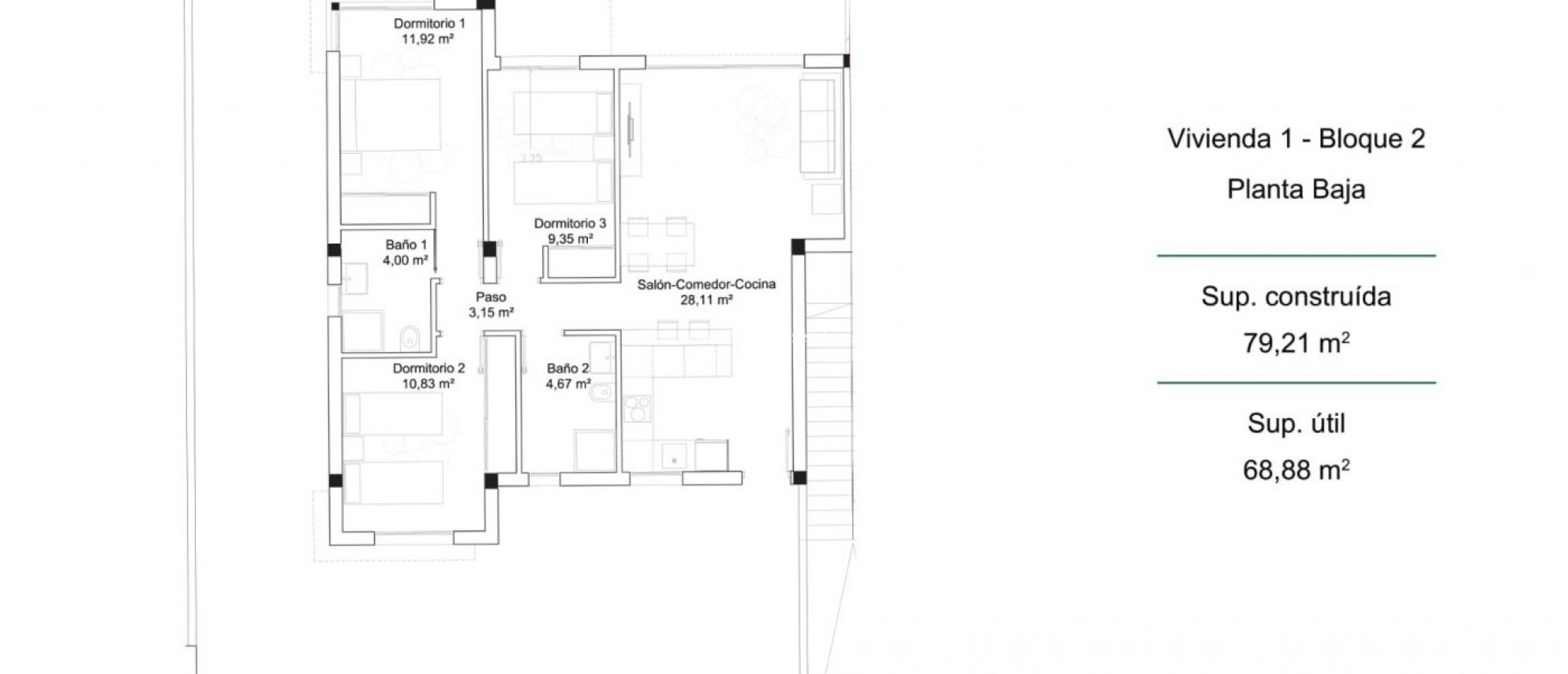 Nieuw gebouw - Bungalow - Orihuela Costa - Pau 26