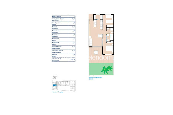 Nieuw gebouw - Bungalow - Pilar de la Horadada - Polideportivo