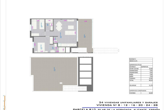 Nieuw gebouw - Bungalow - Pilar de la Horadada - pueblo