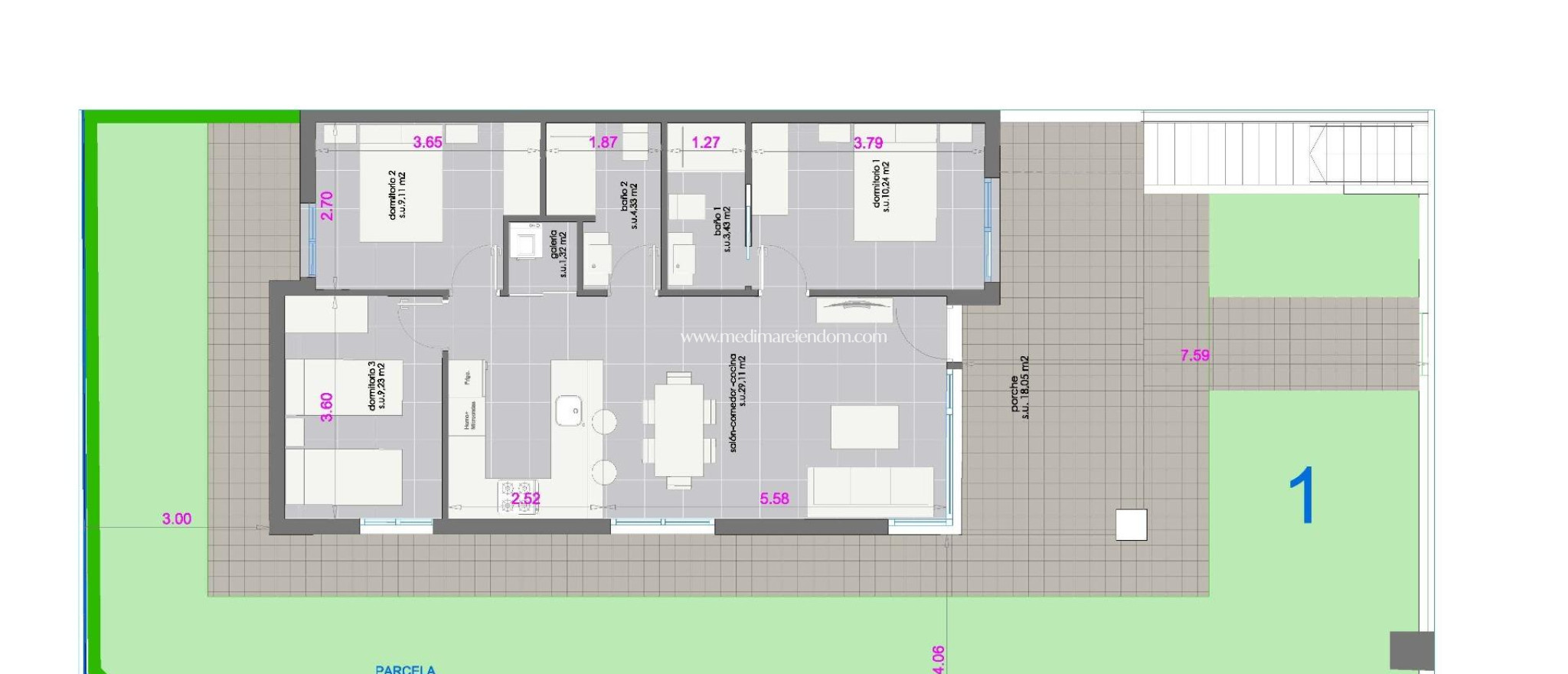 Nieuw gebouw - Bungalow - Pilar de la Horadada - pueblo