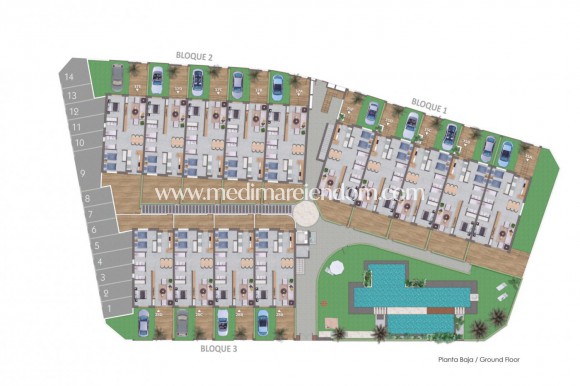 Nieuw gebouw - Bungalow - Pilar de la Horadada