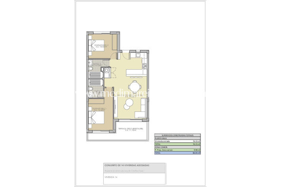 Nieuw gebouw - Bungalow - Rojales - Pueblo
