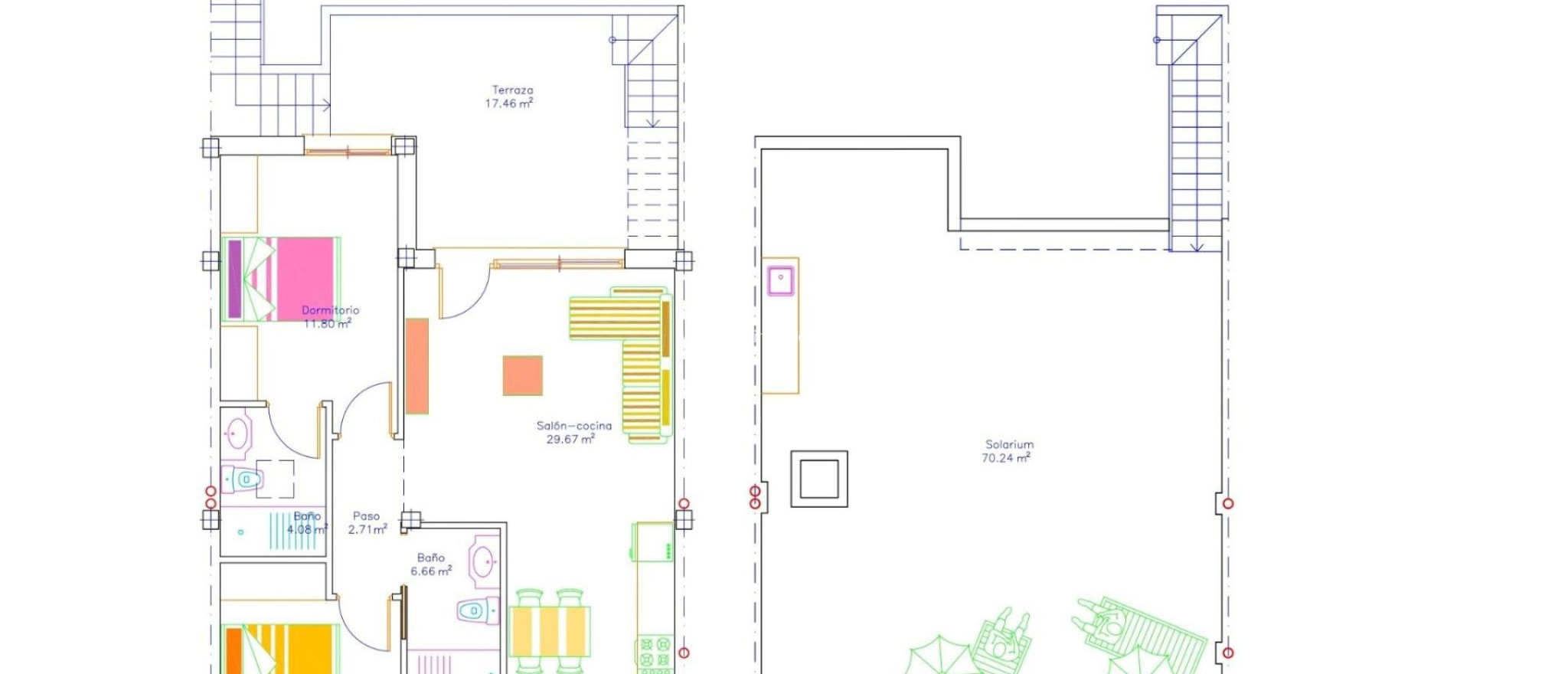 Nieuw gebouw - Bungalow - San Javier - pueblo